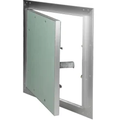 Revisionsklappe GK-Einlage 250x300 mm mit Rahmen aus Aluminium-ECD Germany Clearance