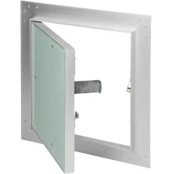 Revisionsklappe GK-Einlage 200x200 mm mit Rahmen aus Aluminium-ECD Germany Clearance