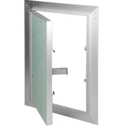 Revisionsklappe GK-Einlage 200x300 mm mit Rahmen aus Aluminium-ECD Germany New