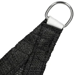 Sonnensegel dreieck 3,6x3,6x3,6 m Anthrazit 100% HDPE mit UV Schutz inkl. Befestigungsseile-ECD Germany Best