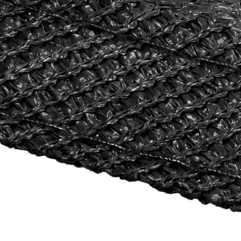 Sonnensegel quadrat 3,6x3,6 m Anthrazit 100% HDPE mit UV Schutz inkl. Befestigungsseile-ECD Germany