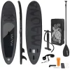 Stand Up Paddle aufblasbares SUP Board Maona 308x76x10 cm in Schwarz aus PVC inkl. Pumpe und Tragetasche-ECD Germany Clearance