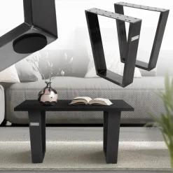 Tischbeine Tischgestell 2er Set V-Design 40 x 43 cm Industrial aus Stahl ML-Design-ECD Germany Sale