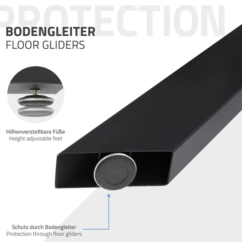 Tischbeine Tischgestell X-Design 78 x 71 x 150 cm Schwarz aus Metall von ML-Design-ECD Germany Clearance