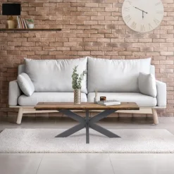 Tischbeine Tischgestell X-Design 98x58x43 cm Anthrazit aus Metall ML-Design-ECD Germany Discount