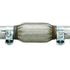 Universal Flexrohr mit 2 Schellen 45x150 mm aus Edelstahl-ECD Germany Hot