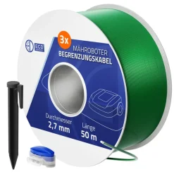 Universal 150m Begrenzungskabel für Mähroboter + 600 Erdnägel-ECD Germany Clearance