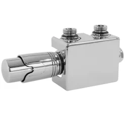 Ventil Armaturen Set Multiblock Chrome Universal inkl. Thermostatkopf LuxeBath-ECD Germany