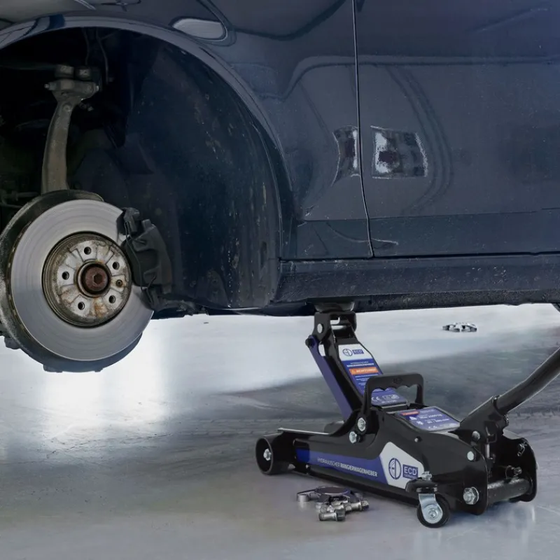 Wagenheber hydraulisch 2,5T Rangierwagenheber tragbar inkl. 2x Gummiauflage & SUV-Adapter-ECD Germany Sale