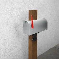 Wandhalterung Ständerhalterung für US Mailbox Schwarz aus Metall ML-Design-ECD Germany Clearance