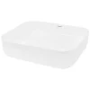 Waschbecken Eckig ohne Überlauf 50,5x39,5x13,5 mm Weiß aus Keramik-ECD Germany Outlet