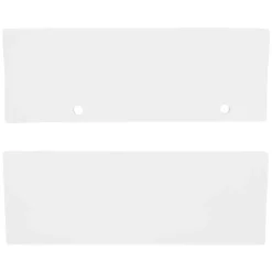 Waschbecken Eckig ohne Überlauf 35x20,5x12,5 cm Weiß aus Keramik-ECD Germany