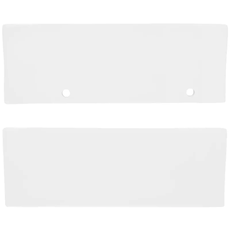 Waschbecken Eckig ohne Überlauf 35x20,5x12,5 cm Weiß aus Keramik-ECD Germany