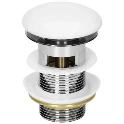 Waschbecken inkl. Ablaufgarnitur mit Überlauf 61x16,5x46 cm Weiß aus Keramik ML-Design-ECD Germany Sale