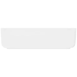 Waschbecken inkl. Ablaufgarnitur ohne Überlauf 50,5x39,5x13,5 cm Weiß aus Keramik-ECD Germany Best