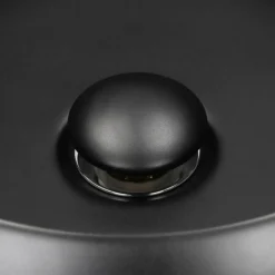 Waschbecken Oval mit Überlauf 59x39,5x20,5 cm Schwarz matt aus Keramik ML-Design-ECD Germany Outlet