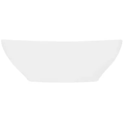 Waschbecken Oval ohne Überlauf 41x33x14,2 cm Weiß aus Keramik-ECD Germany Online
