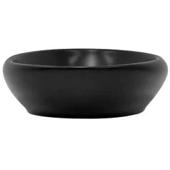 Waschbecken Oval ohne Überlauf 58,5x37,5x14,5 cm Schwarz aus Keramik ML-Design-ECD Germany Sale