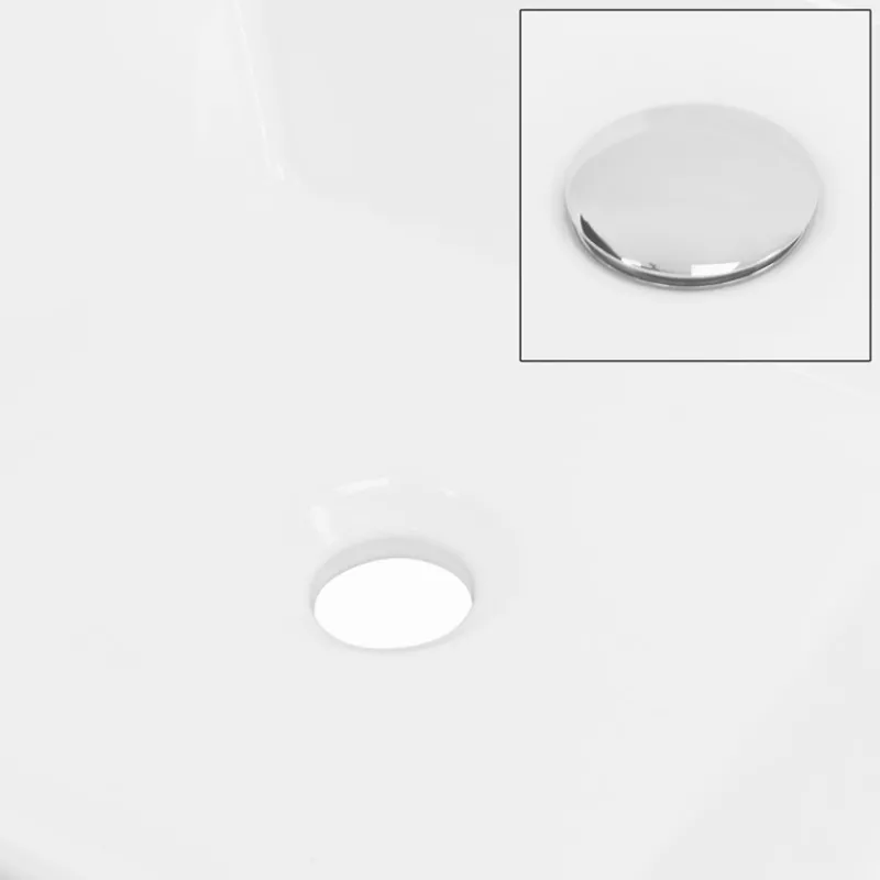 Waschbecken Quadratisch ohne Überlauf 41x41x12 cm Weiß aus Keramik ML-Design-ECD Germany Clearance