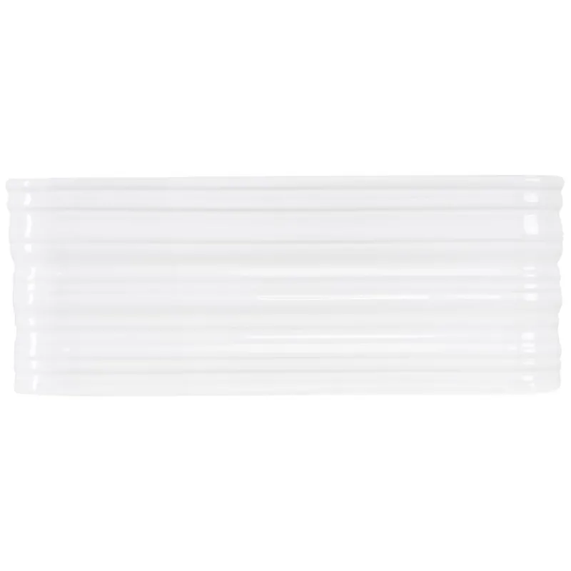 Waschbecken Quadratisch ohne Überlauf 39x39x15 cm Weiß aus Keramik ML-Design-ECD Germany Online