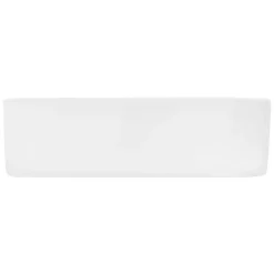 Waschbecken Quadratisch ohne Überlauf 43,5x43,5x12,5 cm Weiß aus Keramik-ECD Germany