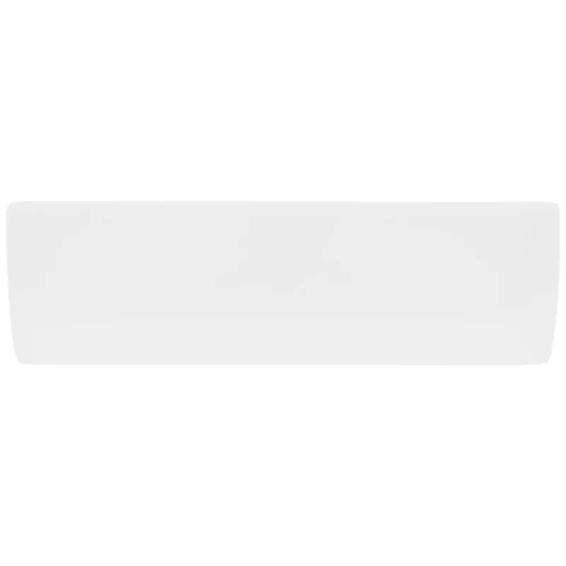 Waschbecken Quadratisch ohne Überlauf 48x38x14 cm Weiß aus Keramik-ECD Germany Hot