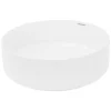 Waschbecken Rund ohne Überlauf Ø 35,5x12 cm Weiß aus Keramik-ECD Germany Clearance