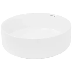 Waschbecken Rund ohne Überlauf Ø 35,5x12 cm Weiß aus Keramik-ECD Germany Clearance