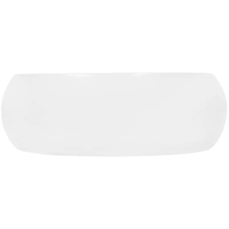 Waschbecken Rund ohne Überlauf Ø 40x35 cm Weiß aus Keramik-ECD Germany Clearance