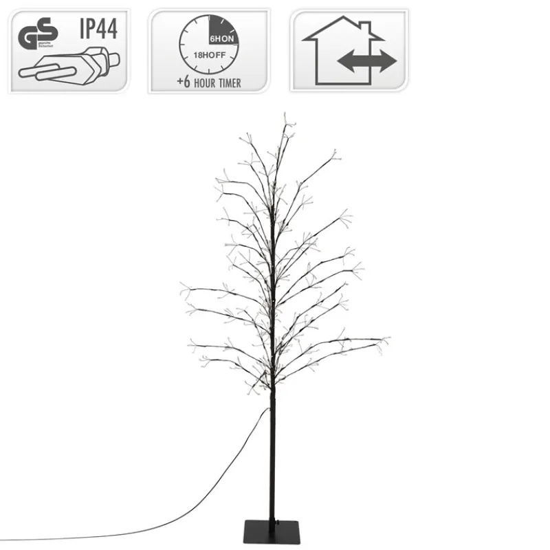 Weihnachtsdeko LED Baum mit 360 warmweißen LEDs IP44 150 cm-ECD Germany Hot