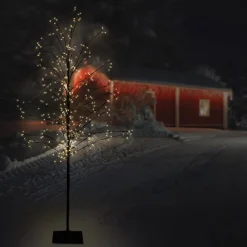 Weihnachtsdeko LED Baum mit 360 warmweißen LEDs IP44 150 cm-ECD Germany Hot