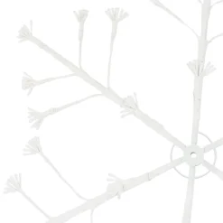 Weihnachtsdeko LED Schneeflocke mit 288 Warmweißen LEDs aus Metall-ECD Germany