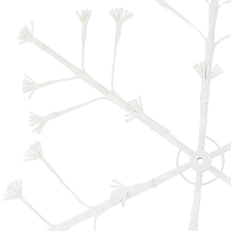 Weihnachtsdeko LED Schneeflocke mit 288 Warmweißen LEDs aus Metall-ECD Germany