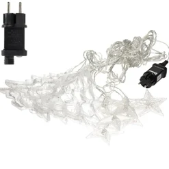 Weihnachtslichterkette LED Lichtervorhang 2,2 m mit 138 LEDs Warmweiß IP44-ECD Germany Sale