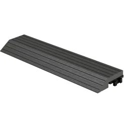 WPC Abschlussleiste 30x2x7,5 cm für WPC Bodenfliese gerade Anthrazit ML-Design-ECD Germany Sale