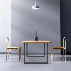 2x Tischbeine Tischkufen aus Vierkantprofilen 80x72 cm Anthrazit pulverbeschichtete Stahl-ECD Germany