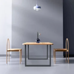 2x Tischbeine Tischkufen aus Vierkantprofilen 90x72 cm Anthrazit pulverbeschichtete Stahl-ECD Germany Clearance