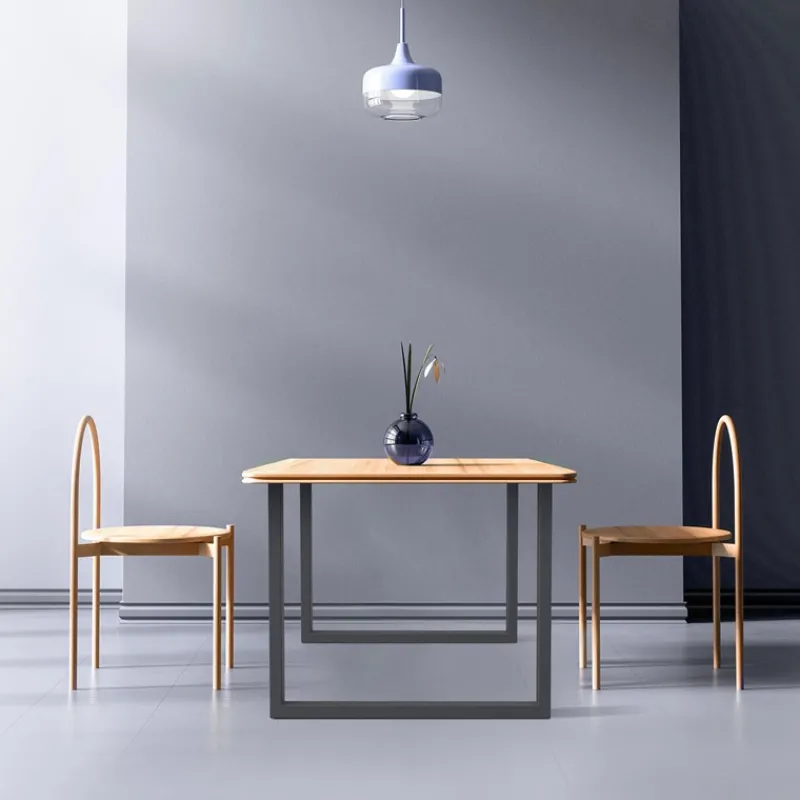 2x Tischbeine Tischkufen aus Vierkantprofilen 90x72 cm Anthrazit pulverbeschichtete Stahl-ECD Germany Clearance