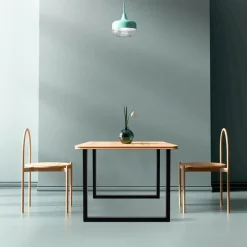 2x Tischbeine Tischkufen aus Vierkantprofilen 90x72 cm,Schwarz pulverbeschichtete Stahl-ECD Germany Sale