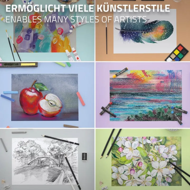 Zeichenset für Kinder mit Malkoffer aus Holz-ECD Germany Clearance