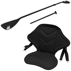 Zubehör Set Kajak Sitz und 2 in 1 Paddel für Stand Up Paddle SUP Board-ECD Germany Discount
